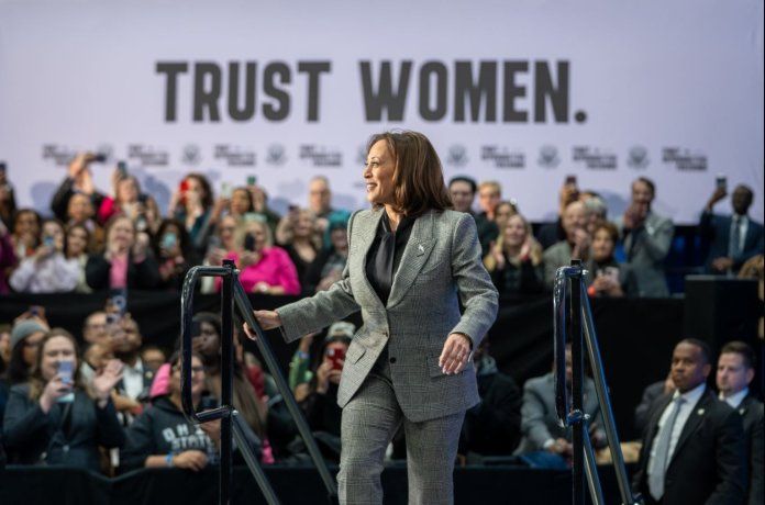 Kamala Harris se declaró a favor de que las mujeres decidan sobre su cuero.