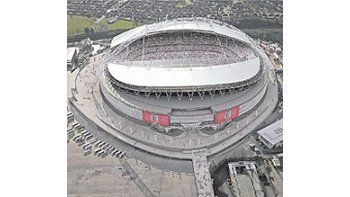 Maqueta del futuro estadio de Wembley.