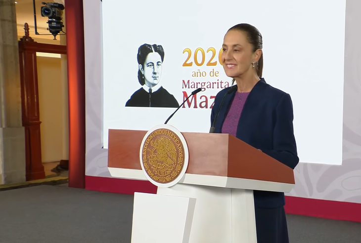 Claudia Sheinbaum en la Mañanera de este miércoles. Claudia Sheinbaum en la Mañanera de este miércoles.