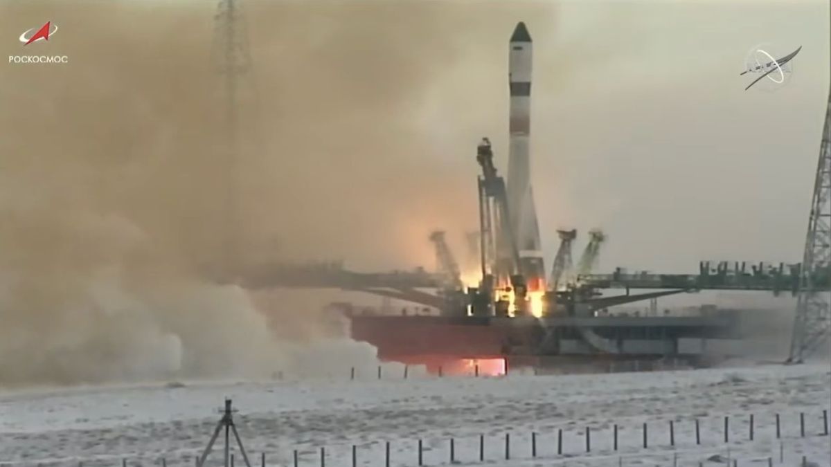 Russia launched a freighter to supply the International Space Station