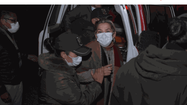 La expresidenta de facto de Bolivia Jeanine Áñez no fue traslada a un centro médico.