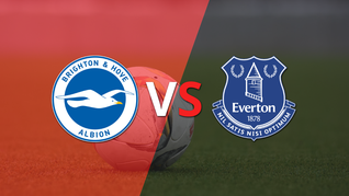 reparto de puntos en el empate a uno entre brighton and hove y everton