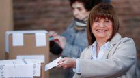 Patricia Bullrich votó en el balotaje.&nbsp;