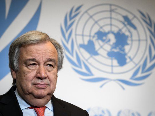 Antonio Guterres, secretario general de la ONU.&nbsp;