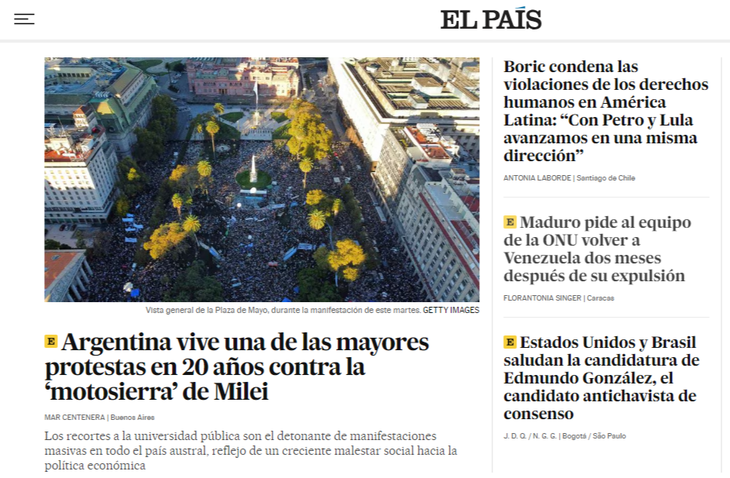 Portal de Noticias El País. Portal de Noticias El País.