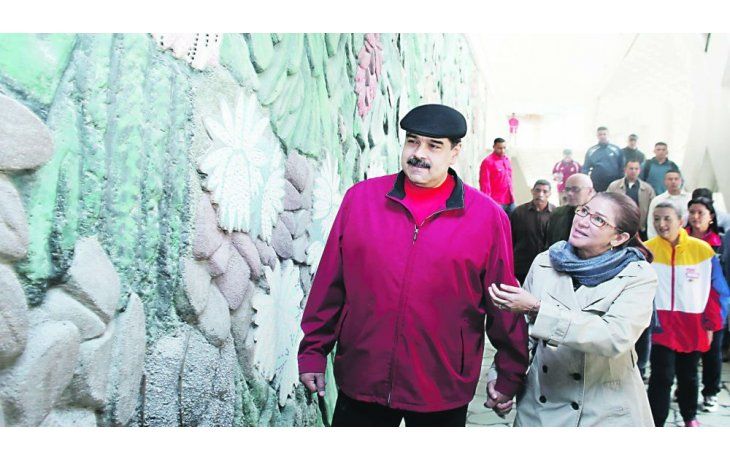 ámbito.com | OMNIPRESENTE. Nicolás Maduro logró controlar a los militares que, a inicios de su gobierno, se mostraban renuentes a obedecerlo.