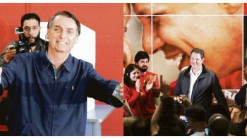 ámbito.com | Jair Bolsonaro y Fernando Haddad.