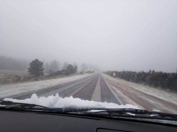 Tramo de la ruta provincial 76.