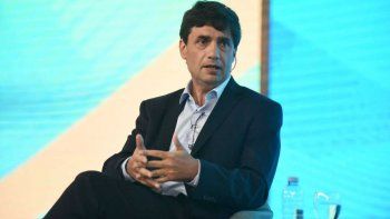 Hernán Lacunza durante la entrevista en la que evaluó la situación económica del gobierno de Javier Milei.