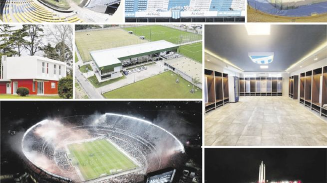 Obras. Fueron más de 170 las que realizaron la mayoría de los 28 equipos de la Primera División del fútbol argentino.