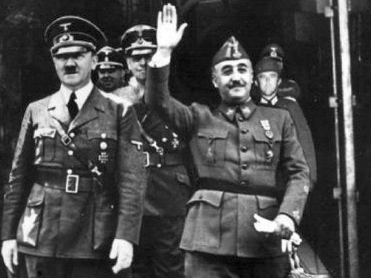 Hitler y Francisco Franco.