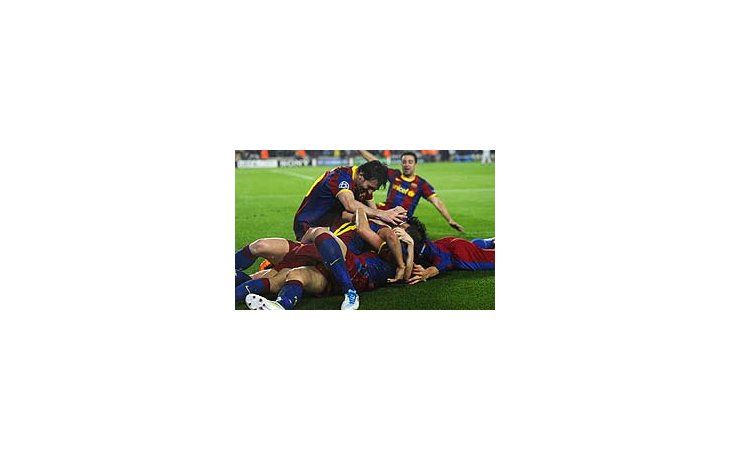 El festejo de Barcelona que irá en busca de su cuarta Champions League, el 28 de mayo en Wembley.