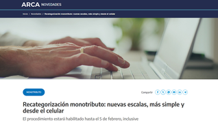 Los nuevos valores para recategorización se conocerán a medidado de julio