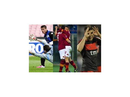 Denis y Lamela en Italia. Salvio y Garay, en Portugal. Los goles argentinos en Europa.