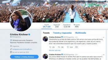 antes del inicio del juicio, cristina insistio con que la causa es una persecucion