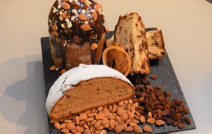 Pan dulce de masa madre.