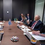 El ministro Alfredo Fratti encabeza una misión en Rusia con el objetivo de destrabar las exportaciones de carne y lácteos. El ministro Alfredo Fratti encabeza una misión en Rusia con el objetivo de destrabar las exportaciones de carne y lácteos.