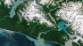 New island in Alaska: thaw water accumulates on its fronts and form proglaces. New island in Alaska: thaw water accumulates on its fronts and form proglaces.