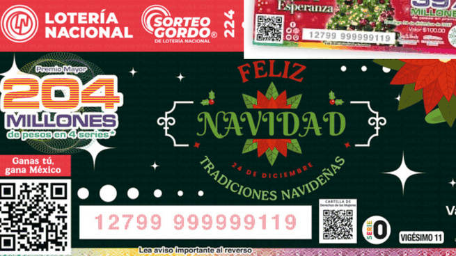 Se realizó el Gordo de Navidad 2025 de la Lotería Nacional.