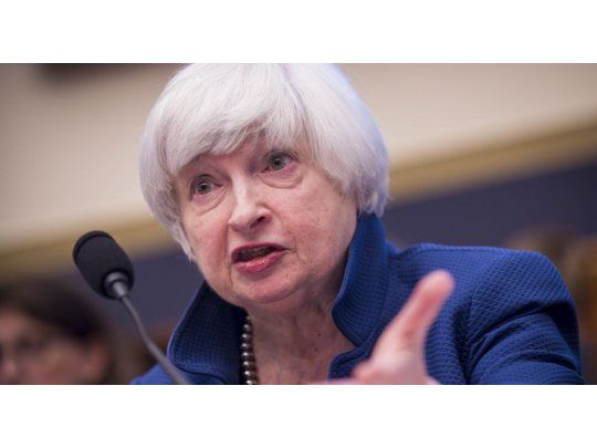 La titular de la Fed, Janet Yellen.