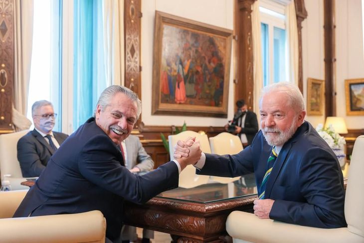 Alberto Fernández y Lula Da Silva.
