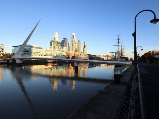 Buenos Aires Puerto Madero Puente de La Mujer