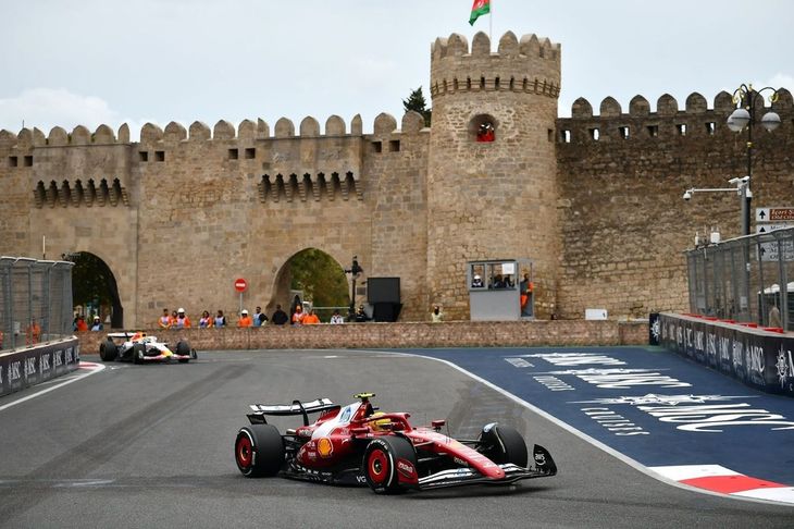 La pista de Azerbaiyán en la Fórmula 1. La pista de Azerbaiyán en la Fórmula 1.