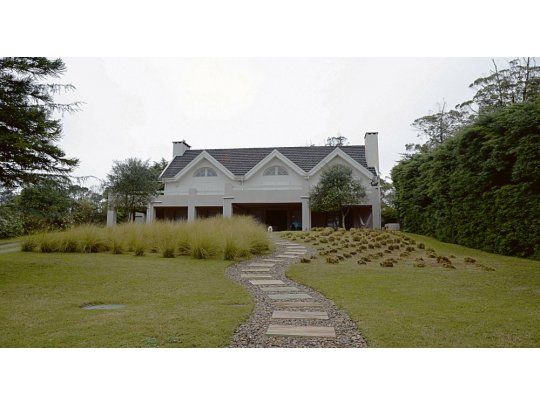 Lujosa casa. Allí vivía el mafioso acusado de tráfico de cocaína.