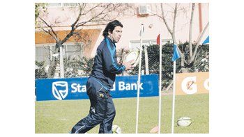 ámbito.com | Fabián Turnes, en pleno entrenamiento de Los Pumas, que el domingo viajan para debutar en el Rugby Championship.