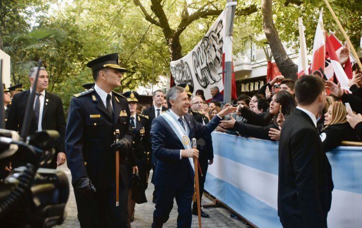 BALANCE. Sin reelección, el mendocino Alfredo Cornejo se despidió ayer de la Legislatura al encabezar la última ceremonia de apertura del período ordinario de sesiones.