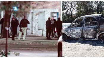 Alerta. En la noche del miércoles fue baleada la casa del padre del juez Vienna. Investigan auto incendiado.