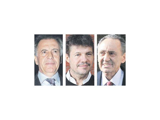 Cristóbal López, Marcelo Tinelli y Héctor Magnetto