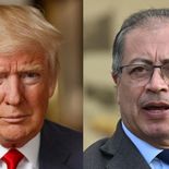 Trump calificó a Gustavo Petro como “un matón” y lo acusó de fabricar “muchas drogas” en un nuevo capítulo de tensiones diplomáticas. Trump calificó a Gustavo Petro como “un matón” y lo acusó de fabricar “muchas drogas” en un nuevo capítulo de tensiones diplomáticas.