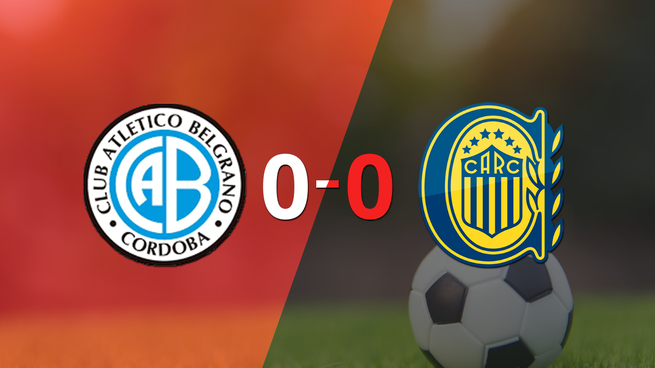 No hubo goles en el empate entre Belgrano y Rosario Central
