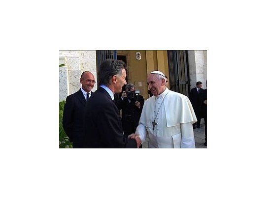 Mauricio Macri y el Papa Francisco