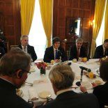 Javier Milei, en su viaje 14 a Estados Unidos. Javier Milei, en su viaje 14 a Estados Unidos.