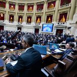 Martín Menem presidió la sesión en Diputados, que tuvo dos meses de receso.