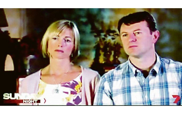 Entrevista. Los padres de la niña en el programa emitido en Australia. “¿Ustedes mataron a su hija?”, les preguntó la periodista de Channel 7.