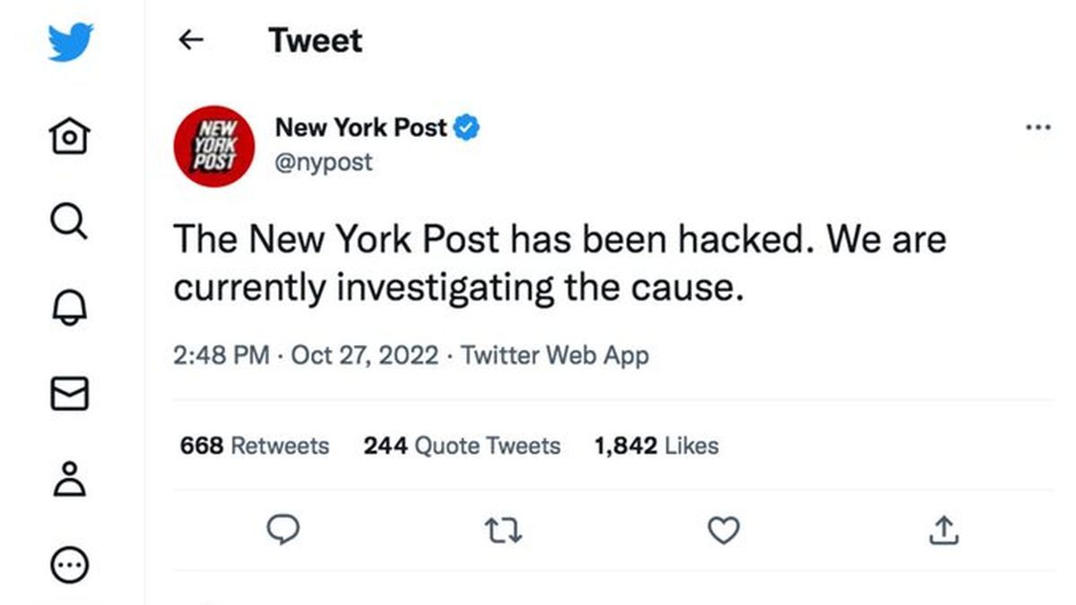 Hackearon el New York Post y pidieron asesinar a Joe Biden