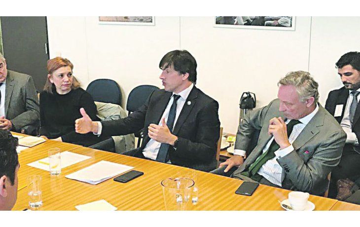 negociaciones. Horacio Reyser, en Bruselas. La decisión sobre el biodiésel lo encontró allí, en el marco de reuniones UE-Mercosur.