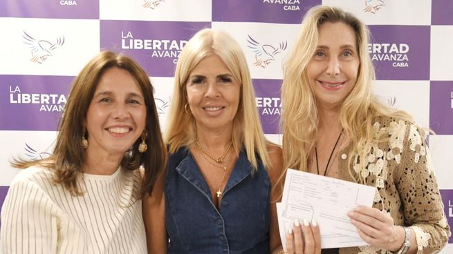 Pilar Ramírez, Sandra Rey y Karina Milei. Más poder para La Libertad Avanza en CABA.