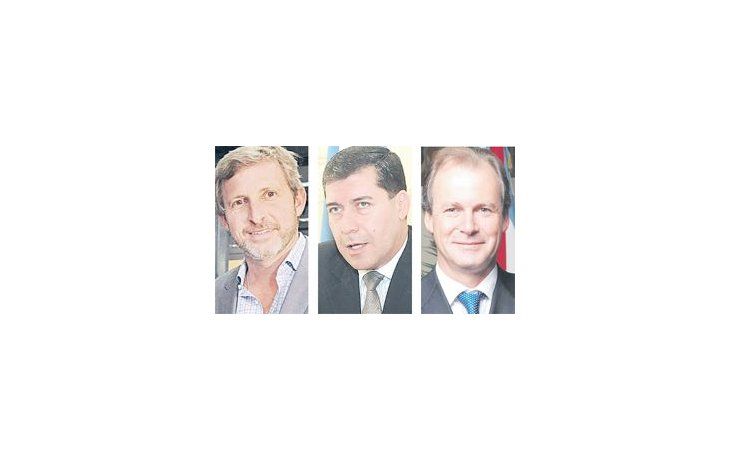 ámbito.com | Roglio Frigerio, Sergio Casas y Gustavo Bordet.