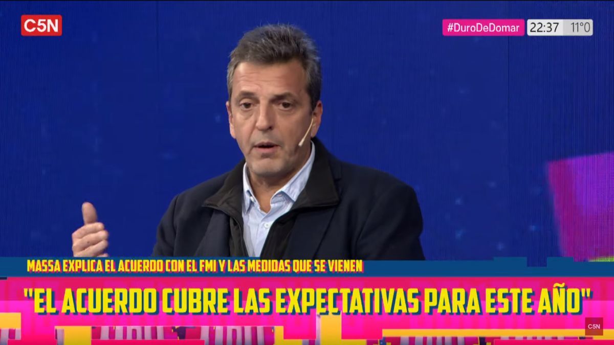 Sergio Massa explained the scope of the new measures