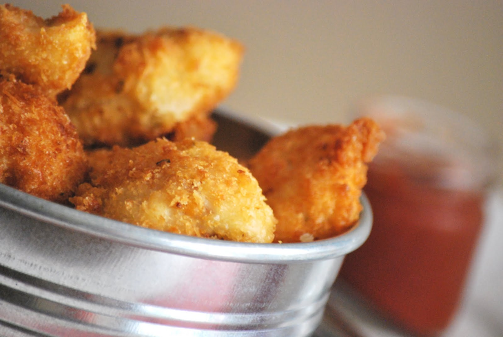 Chicken nuggets, step by step recipe.