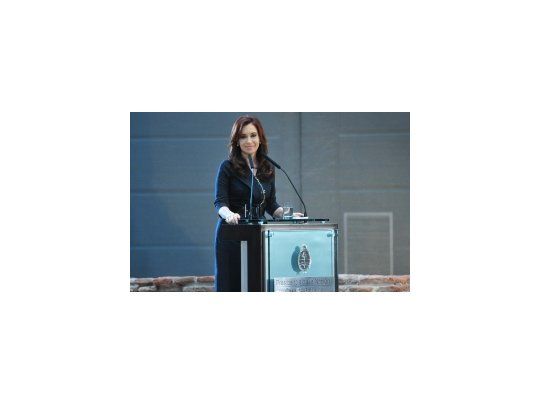 Cristina de Kirchner en Casa Rosada.