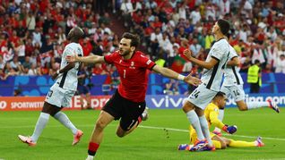 Georgia, en su primera Eurocopa, venció a Portugal y se metió en octavos.