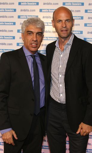 Francisco Marmol junto al Ministro de Transporte Guillermo Dietrich