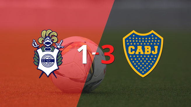 Gimnasia no pudo resistir el juego de Boca Juniors, que logró imponerse por 3 a 1