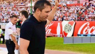 Eduardo Coudet ya habla como técnico de River. Eduardo Coudet ya habla como técnico de River.