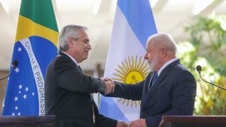 Alberto Fernández y Lula da Silva.